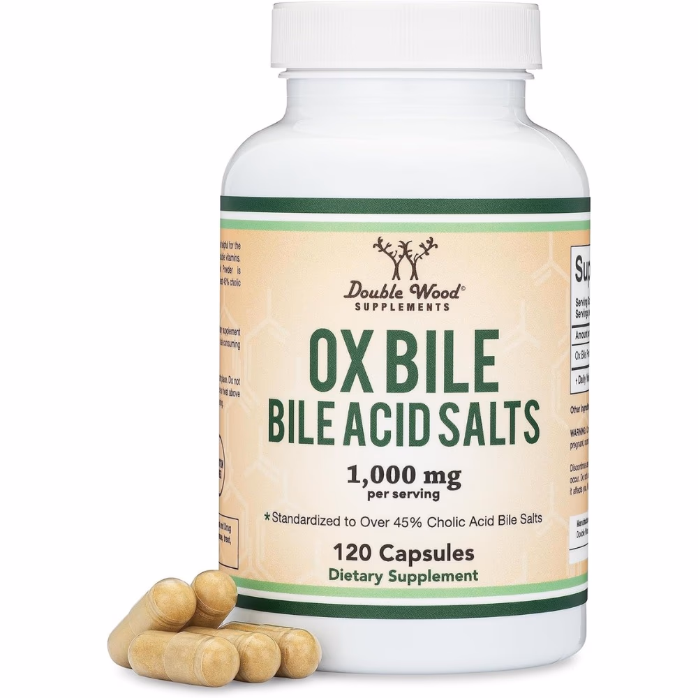 Double Wood Ox Bile 1000mg 120 Capsules