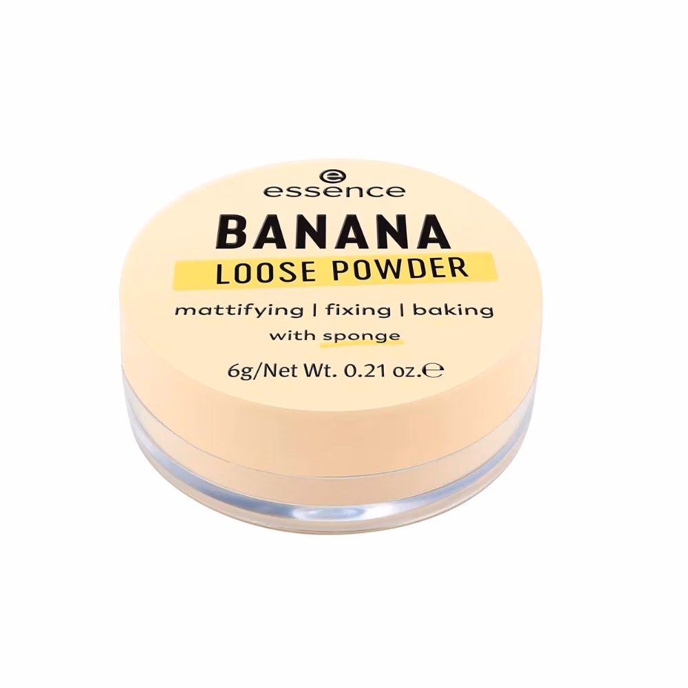 Essence Banana Loose Powder – Mattifying Setting Powder for Smooth Shine Free Finish 1