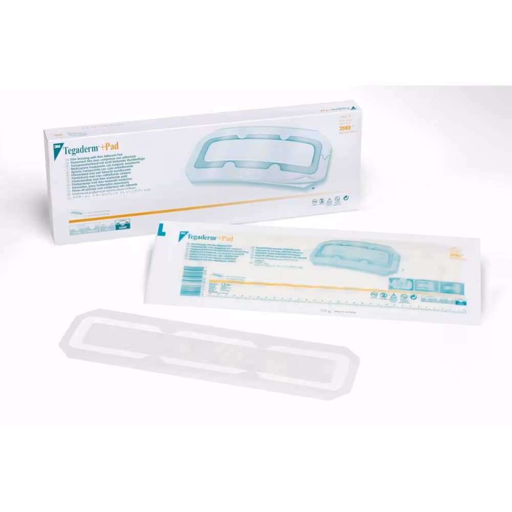 3M Tegaderm Pad  3593 9x35cm pack of 25 1