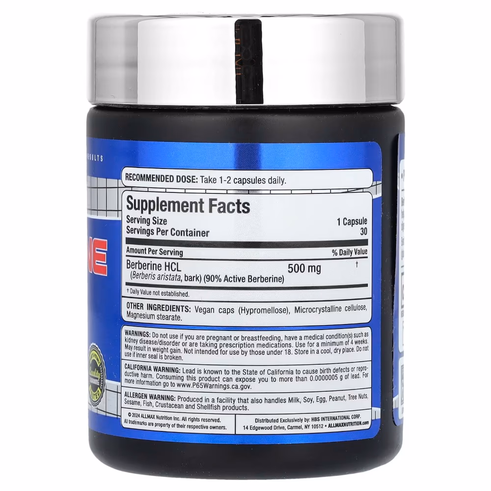 Allmax Berberine Hcl Capsule 30S 2