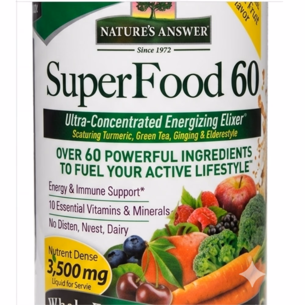 Natures Answer Super Food 60 3500mg Liquid 900ml 2