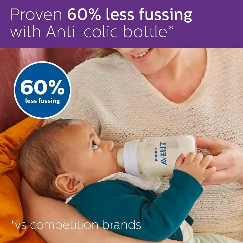 Philips Avent Anti-Colic Feeding Bottle 0m+ 125ml SCF 810,61 2