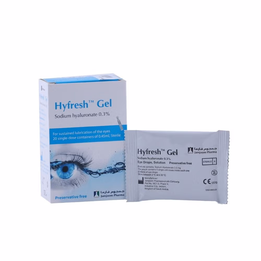 Hyfresh Gel 3mg/mL Sodium Hyaluronate Eye Gel 0.45 mL 20's 3