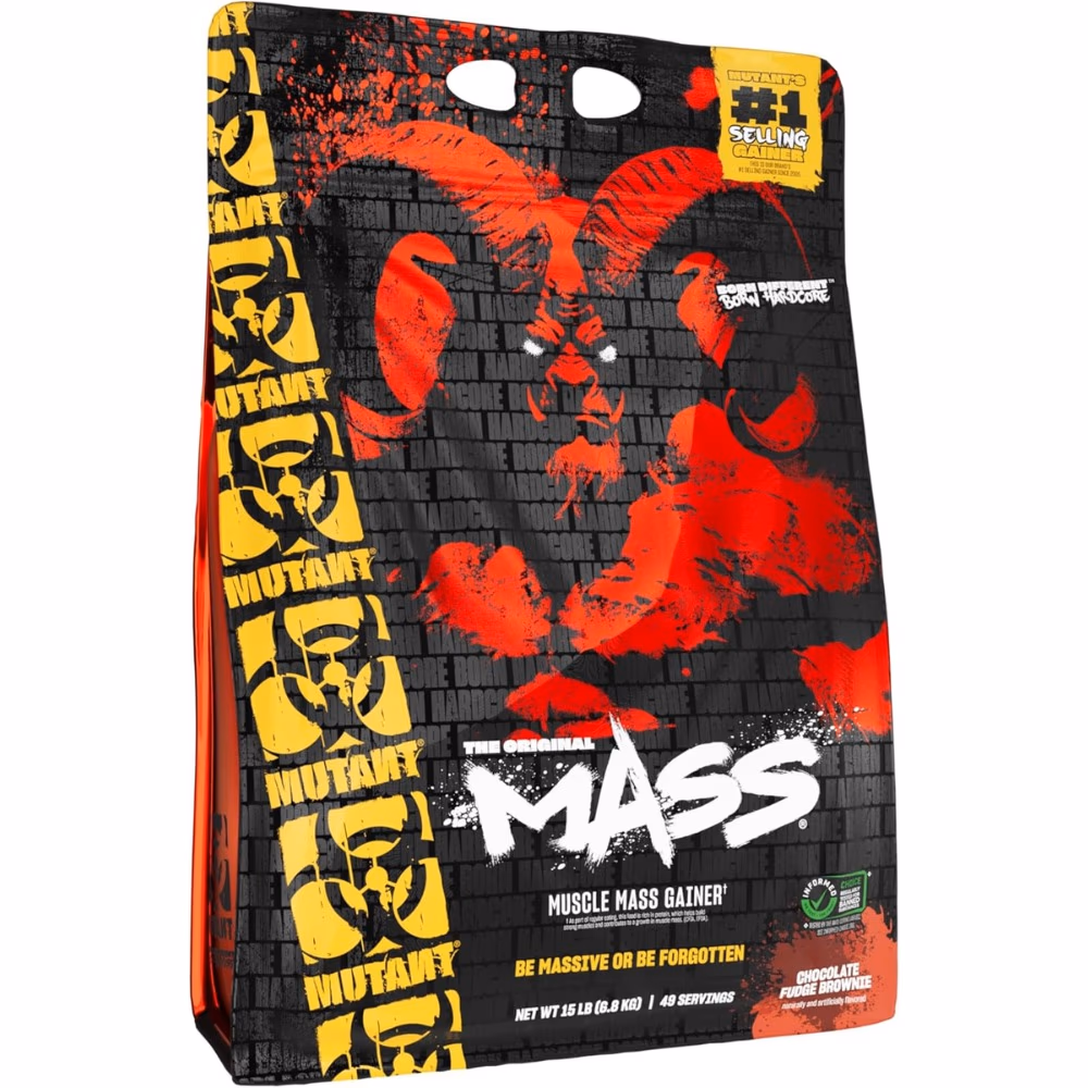 Mutant Muscle Mass Gainer Choco Fudge Brownie 15Lb 1