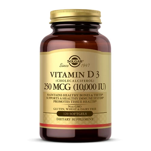 Solgar Vitamin D3 250 ( 10000 IU) 120 Softgels