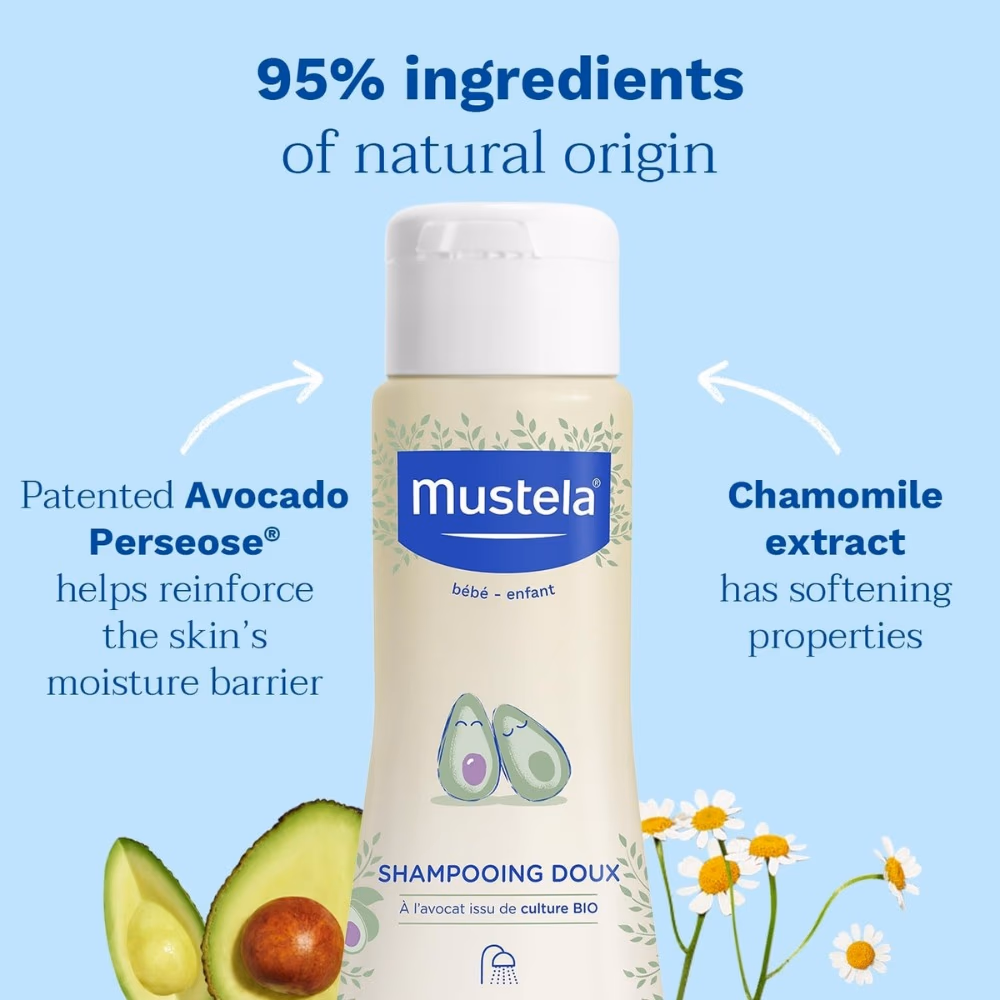 Mustela Gentle Baby Shampoo 200ML 4