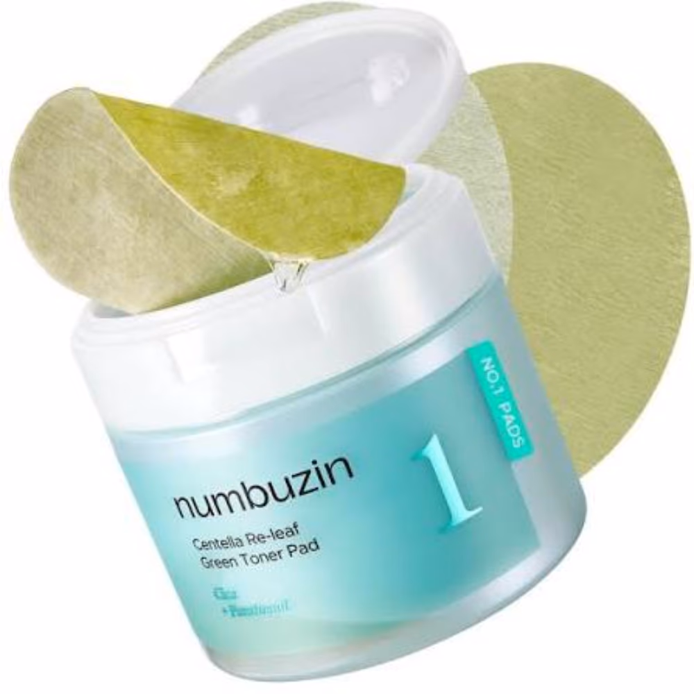 Numbuzin No.1 Centella Re Leaf Green Toner Pads with Centella Asiatica and Panthenol for Soothing Skin 3