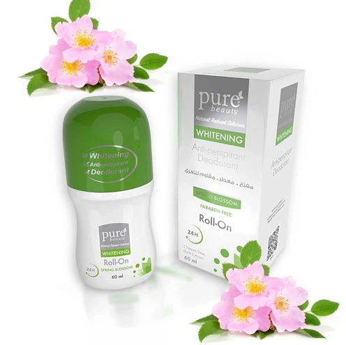 Pure Beauty Anti-Perspirant Spring Blossom Whitening Roll-On 60ml 2