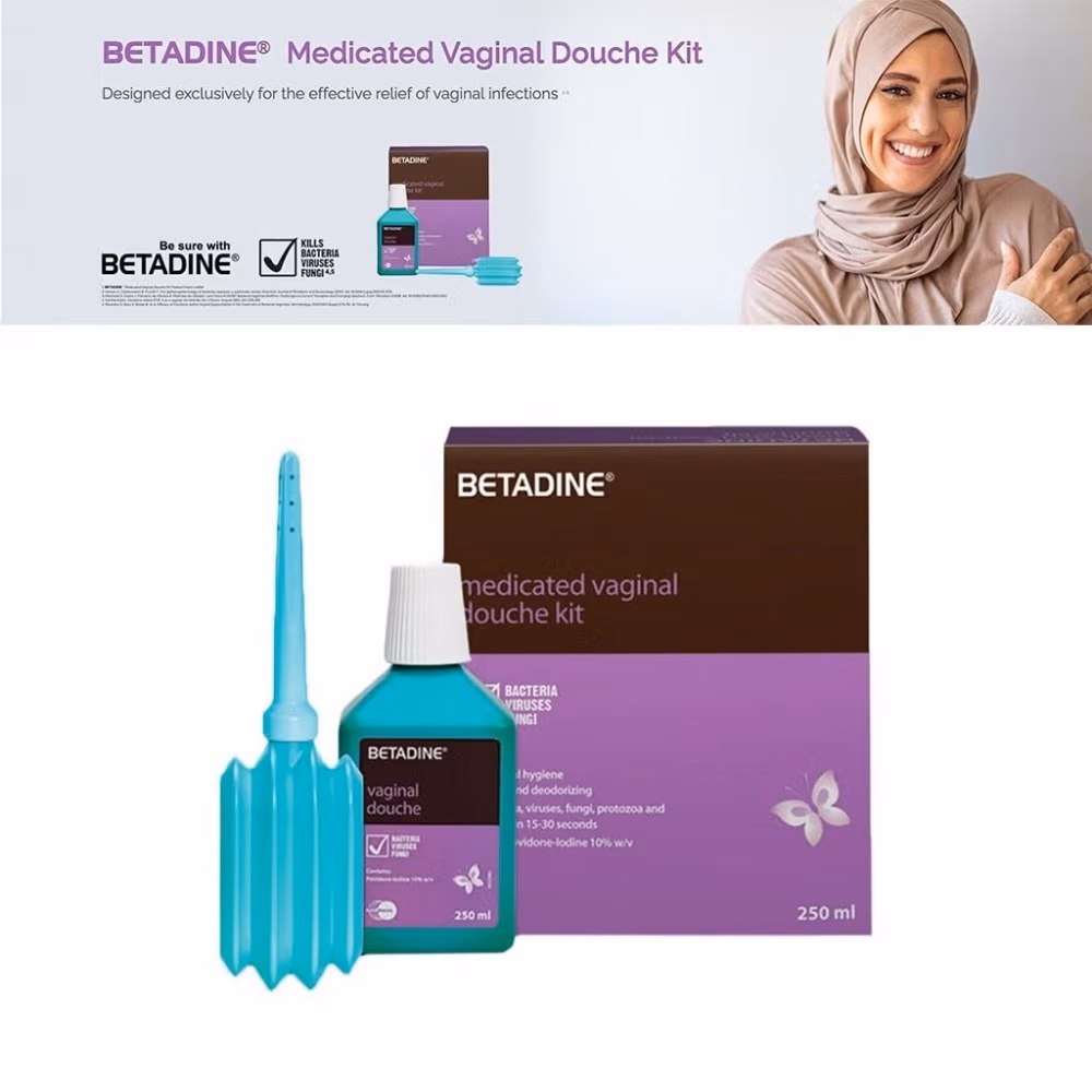 Betadine Medicated Vaginal Douche 250ml 2