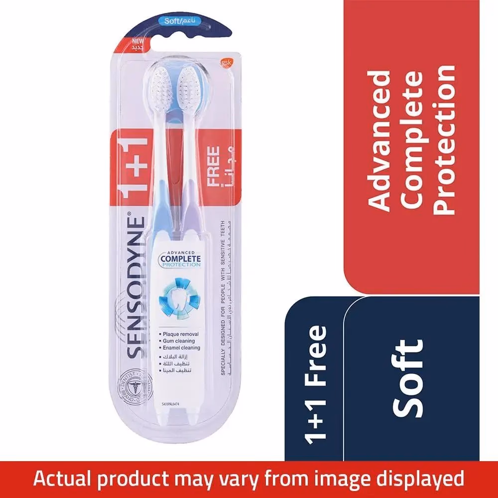 Sensodyne Toothbrush Advanced Complete Soft Pack 1 + 1 1
