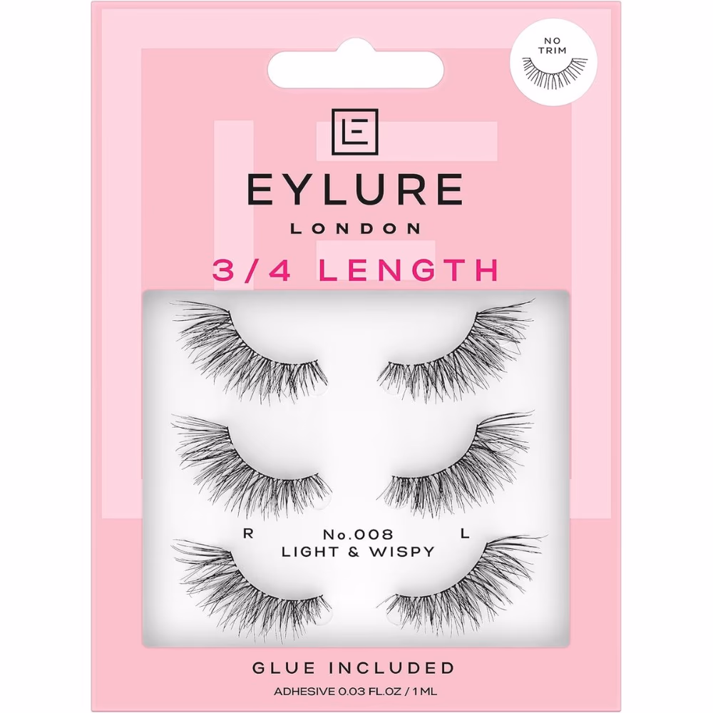 Eylure 3/4 Length 008 Light & Wispy Lashes 1