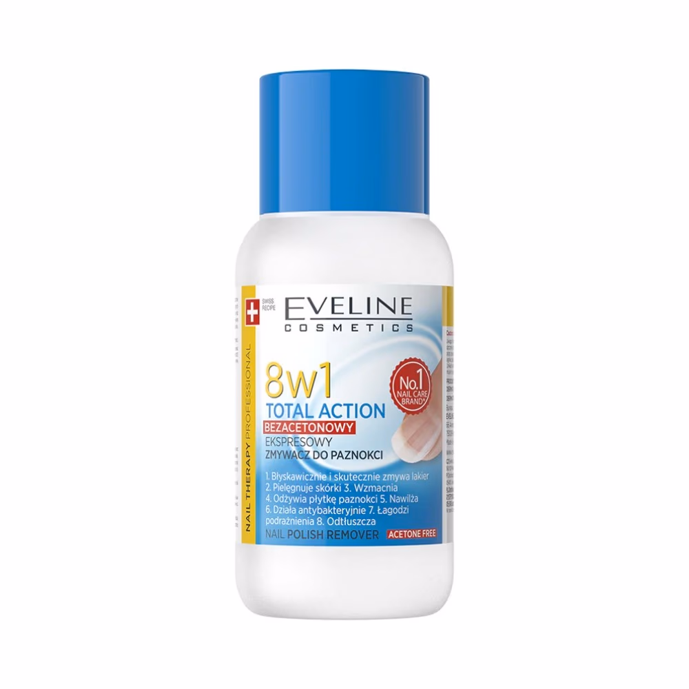 Eveline 8in1 Total Action Nail Polish Remover 150ml