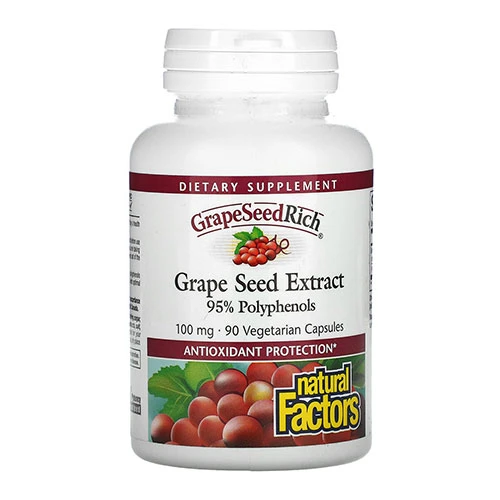 Natural Factors Grape Seed Extract 100mg 90 Capsules 1