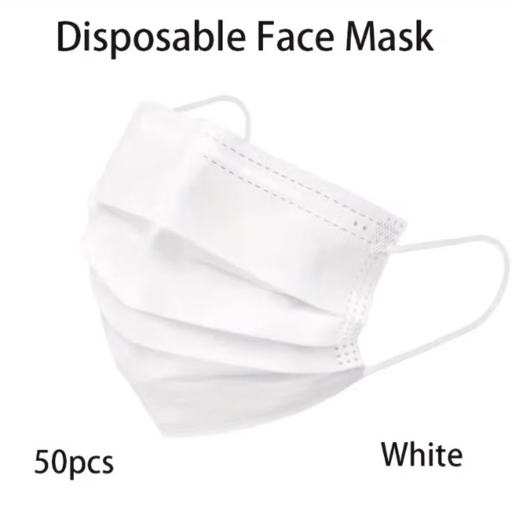 Z+aid MedicalL Face Mask White 50S