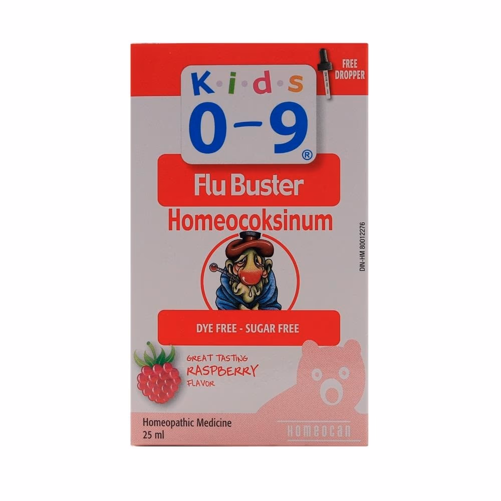 Homeocan Kids 0-9 Flu Buster Oral Solution 25ml - Raspberry Flavor