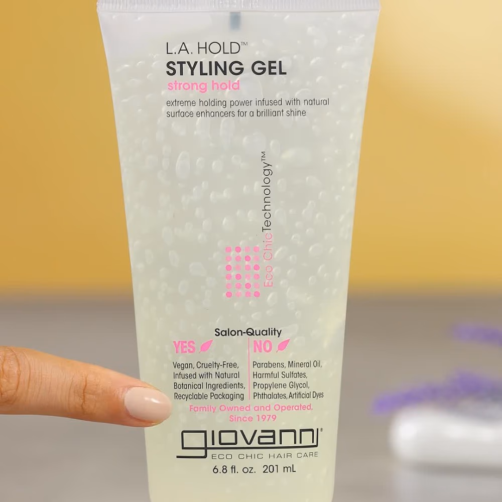 Giovanni L.A. Hold Styling Gel, 201ml – Strong Hold Vegan Hair Gel with Natural Botanical Ingredients 3