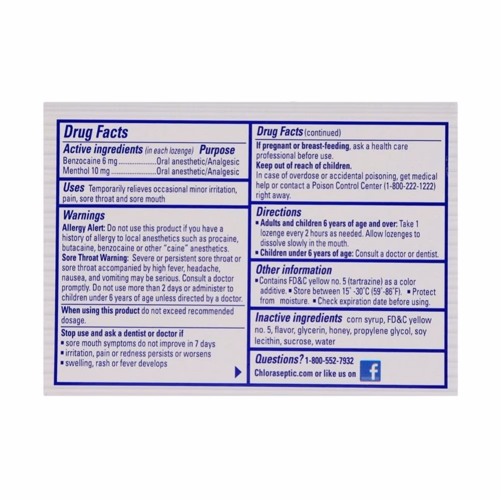Chloraseptic Max Sore Throat Wildberries Lozenges 15s 3