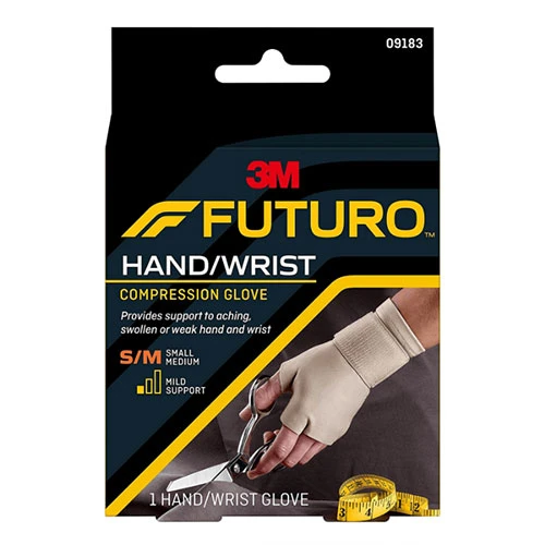 3M Futuro Hand/Wrist Compression Glove (09183) - Small/Medium Size - 1 Hand/Wrist Glove 1