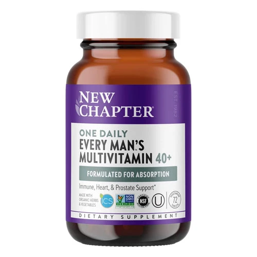 New Chapter 40+ Every Man's 72 Veg Tabs