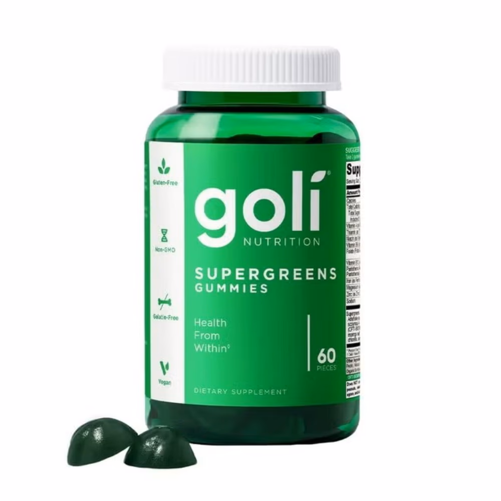 Goli Supergreens Gummies -60 Gummies 1