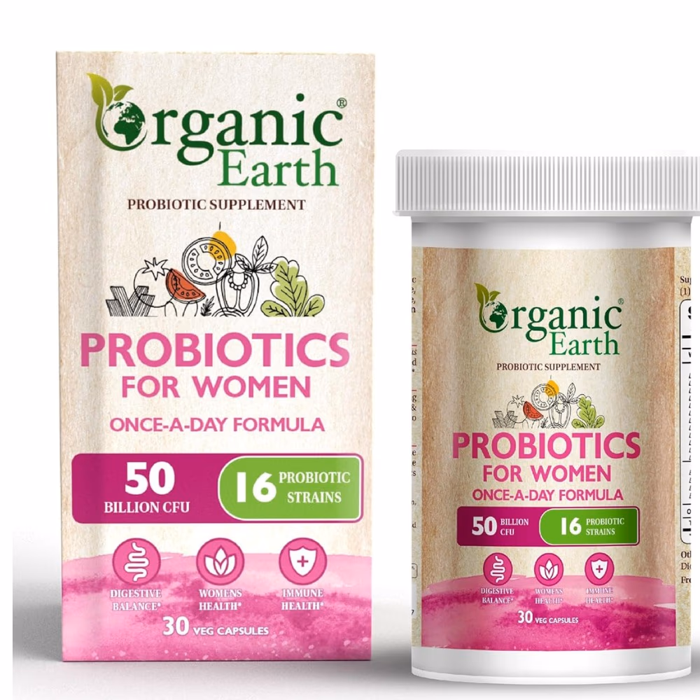 Organic Earth Probiotics For Women-30 Capsules 1