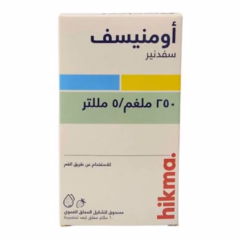 Omnicef Cefdinir 250mg/5ml Powder for Oral Suspension, Cherry Flavour, 60ml  Description 2