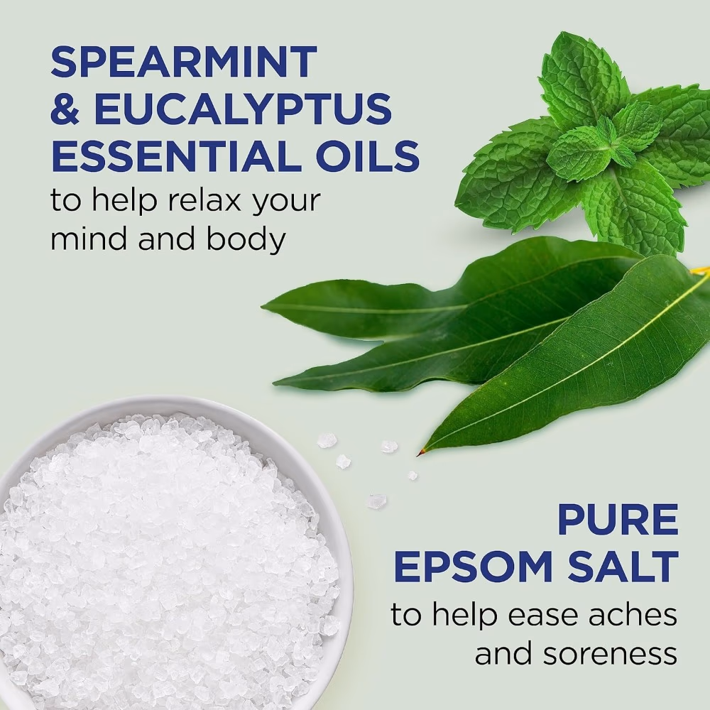 Dr Teals Eucalyptus and Spearmint Foaming Bath 1000ml 3