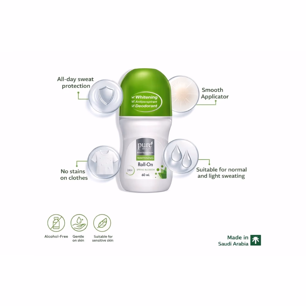 Pure Beauty Anti-Perspirant Spring Blossom Whitening Roll-On 60ml 3