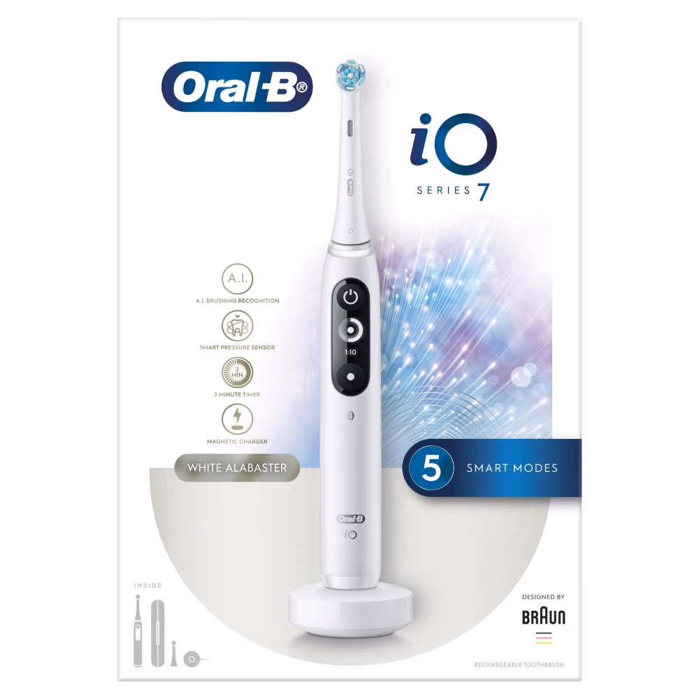 Oral B IO Series 7 Electric Toothbrush Alabaster White