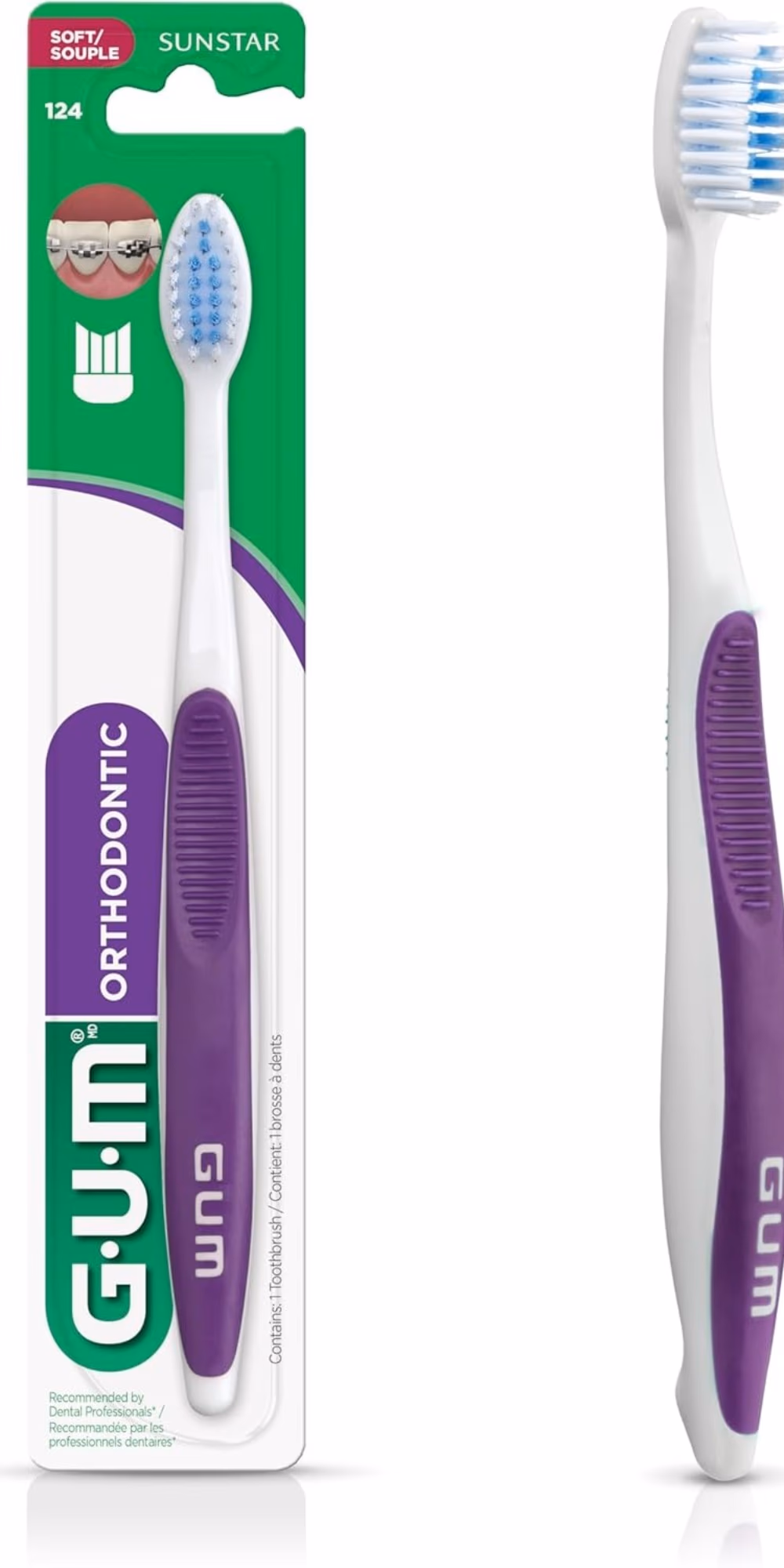 GUM Micro Tip Toothbrush (470) Soft - Assorted Color 2