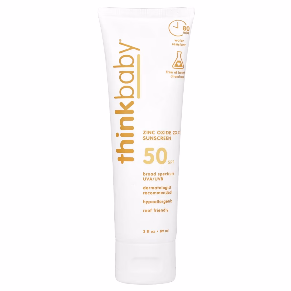 Thinkbaby Zinc Oxide 23.4% SPF50 Sunscreen 89ml
