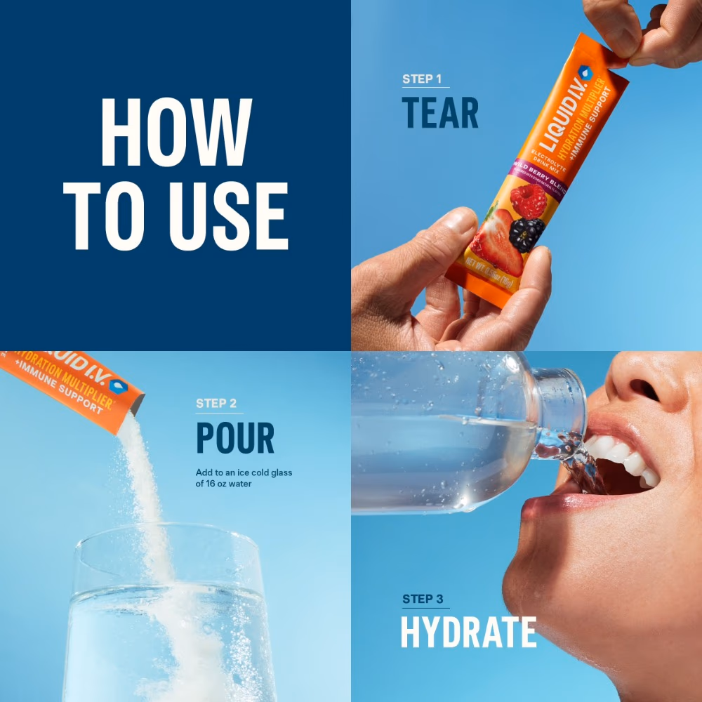 Liquid I.V. Hydration Multiplier 6 Pack Tangerine 5