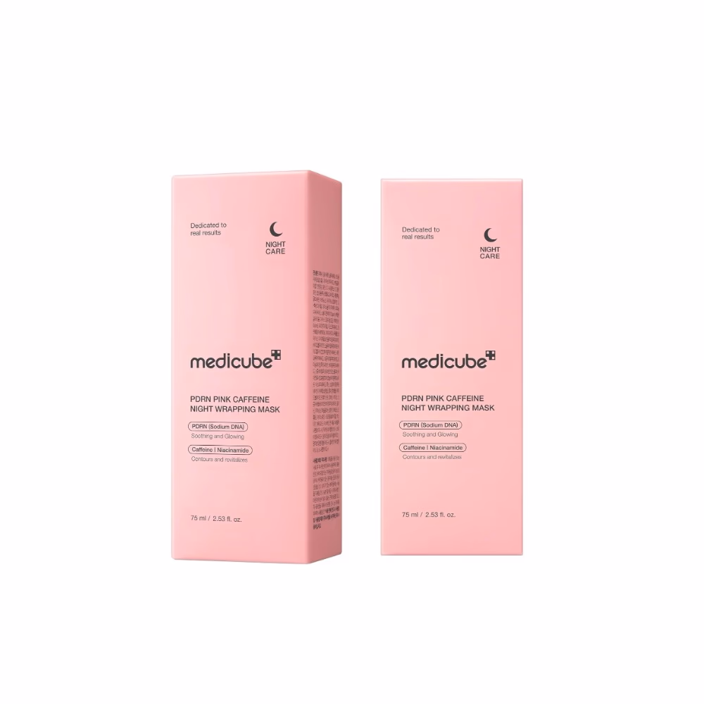 Medicube PDRN Pink Caffeine Night Wrapping Mask 75ml 1