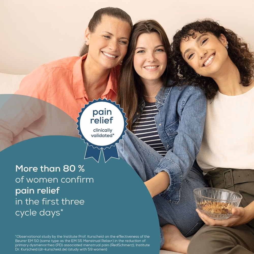Beurer EM 50 Menstrual Relax TENS and Heat Pad 3