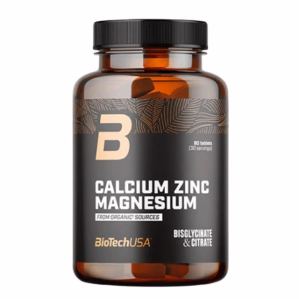 Biotech Organic Calcium Zinc Magnesium Tablets 90s 1