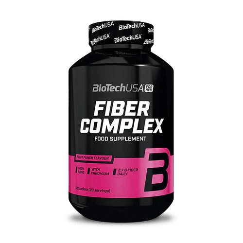 BioTech USA Fiber Complex 120 Tablets - Fruit Punch Flavor 1