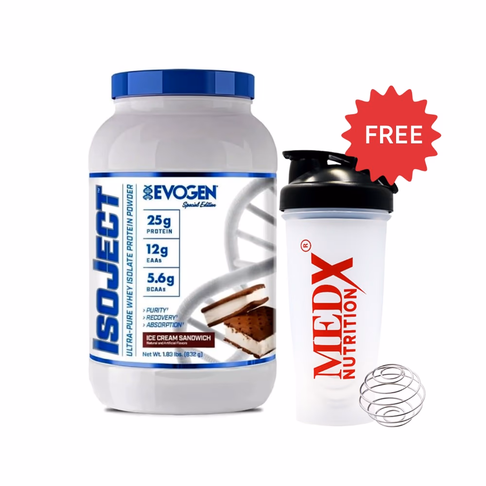 Evogen Isoject Pure Whey Isolate Protein Powder (Ice Cream Sandwich) - 1.83lbs