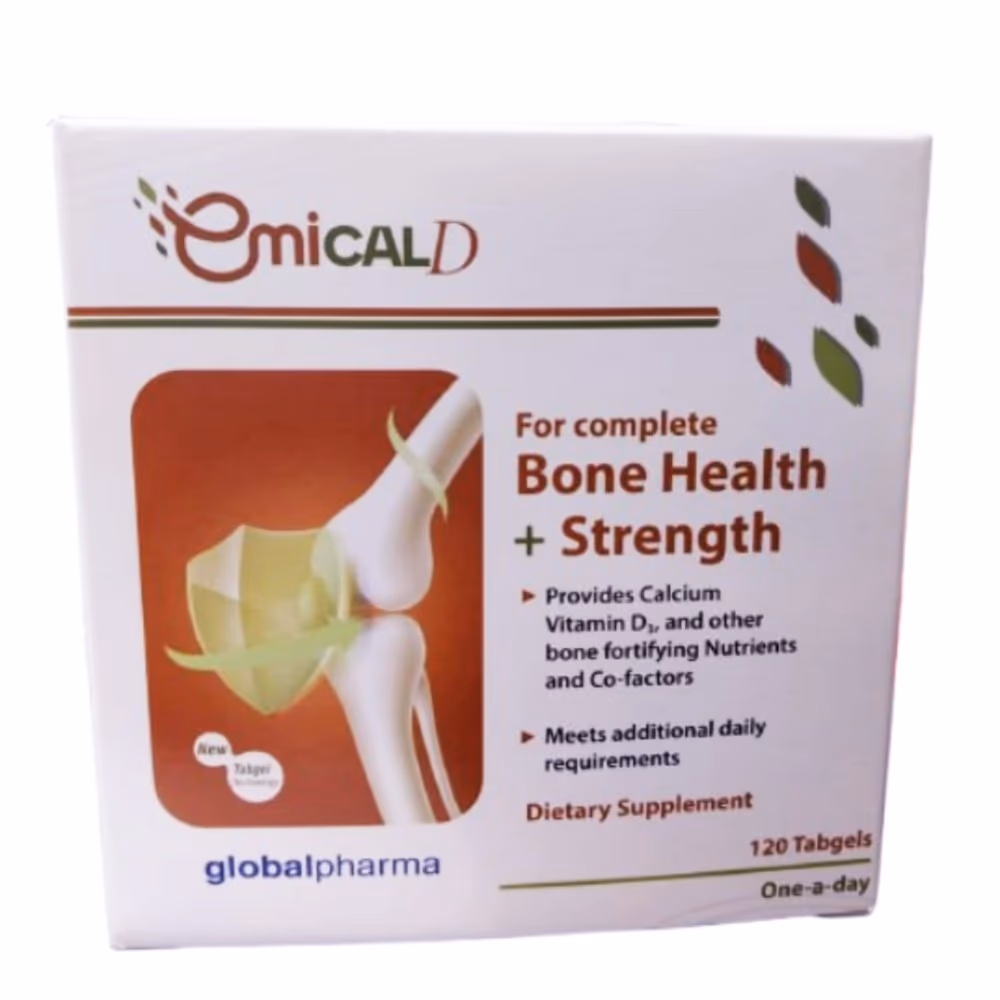Emical D Calcium & Vitamin D3 Tablets – 120 Tablets 1