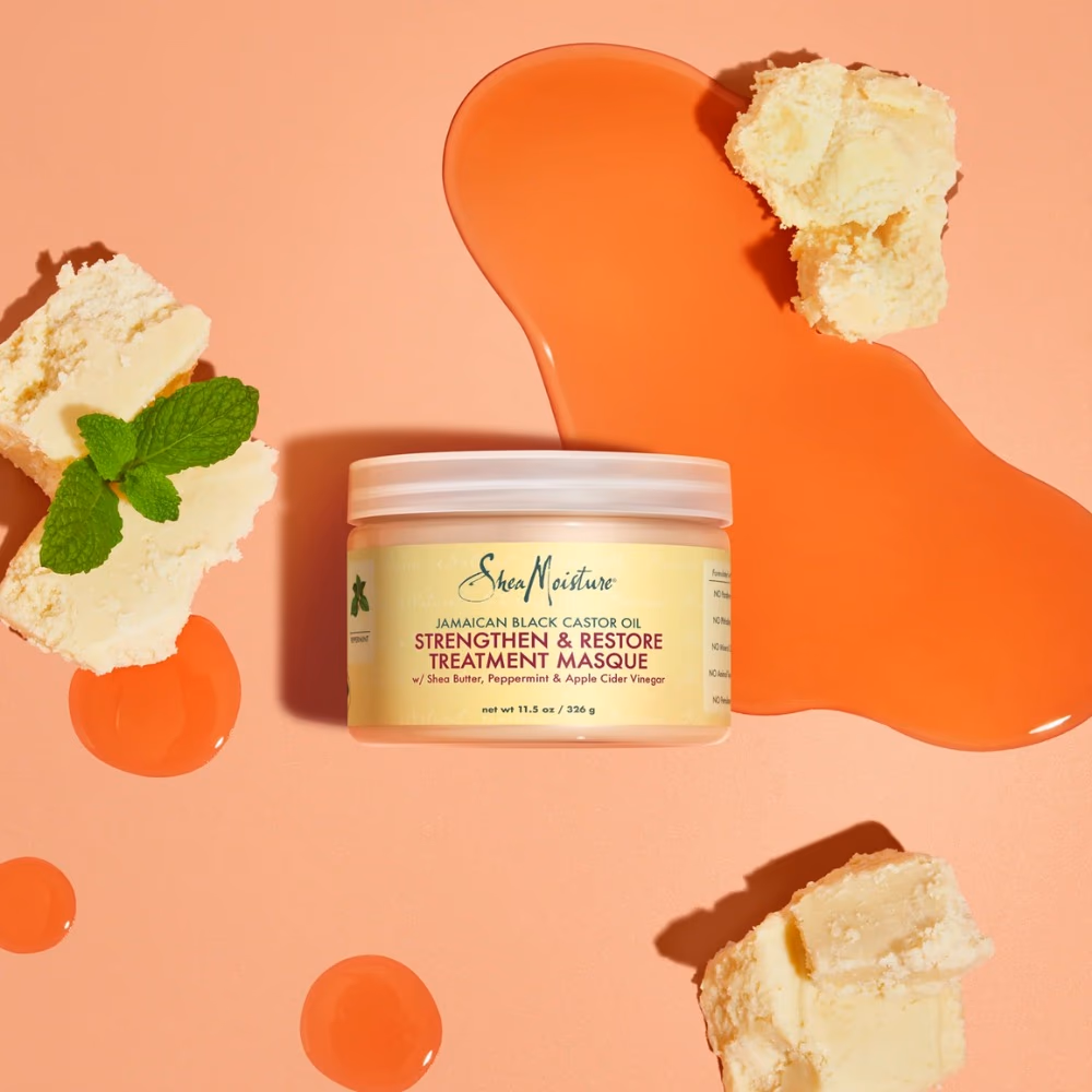 Shea Moisture Jamaican Black Castor Oil Strengthen and Restore Treatment Masque 340g 2