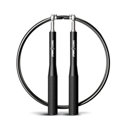 Sports Research Sweet Sweat Speed Rope - Black