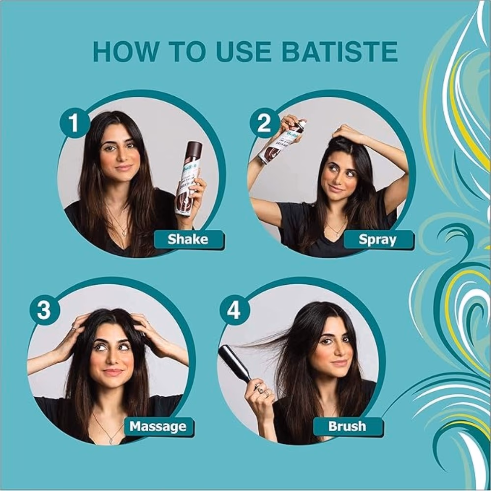 Batiste Dry Shampoo Hydrate 200ml 4