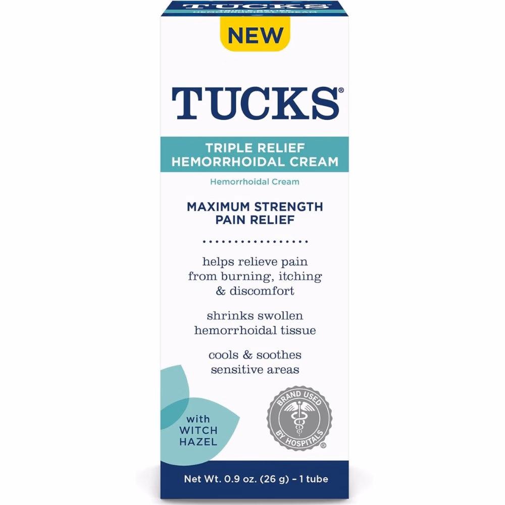 Tucks Triple Relief Hemorrhoidal Cream 26g 1