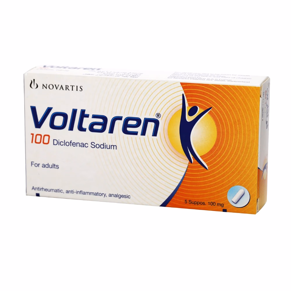 VOLTAREN 100MG Suppositories 5s 1