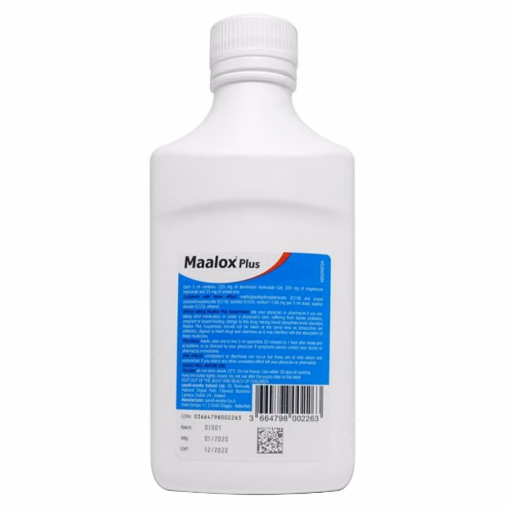Maalox Plus Suspension 355ml 2