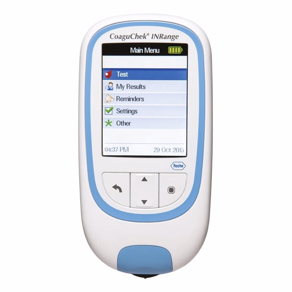 Roche CoaguChek INRange System Prothrombin Testing Self Monitor Device 1