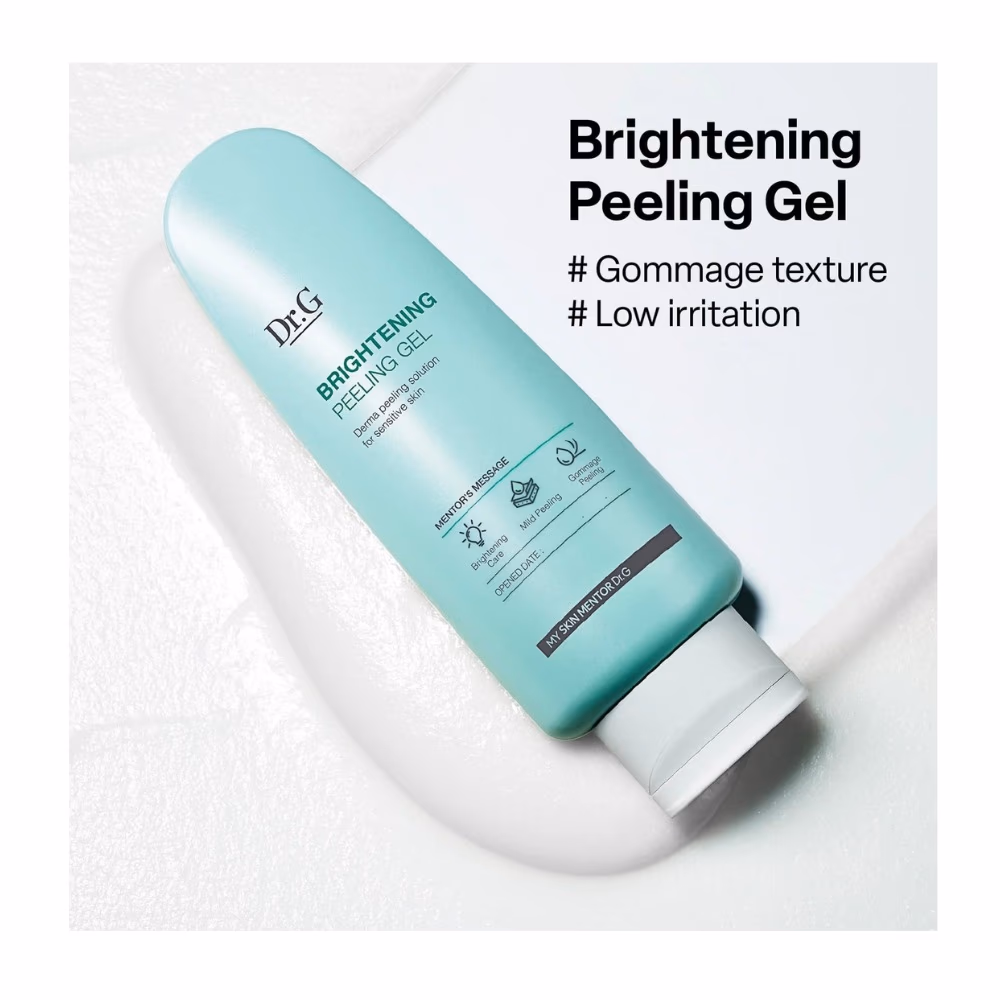 Dr.G Brightening Peeling Gel 120gm – Natural Cellulose Gommage Exfoliator with Vitamin C & Hyaluronic Acid | Mild Peeling for Sensitive Skin 2