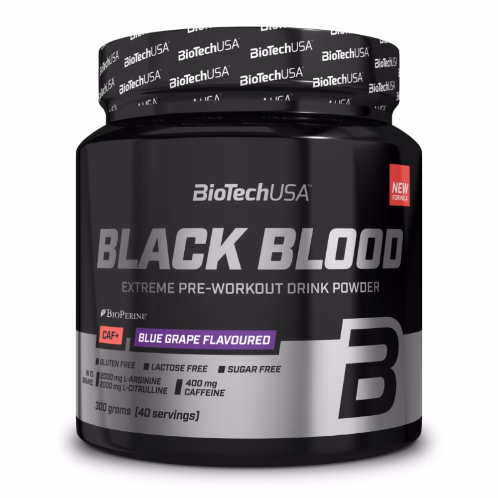 BioTechUSA Black Blood CAF Blue Grape 300g 1