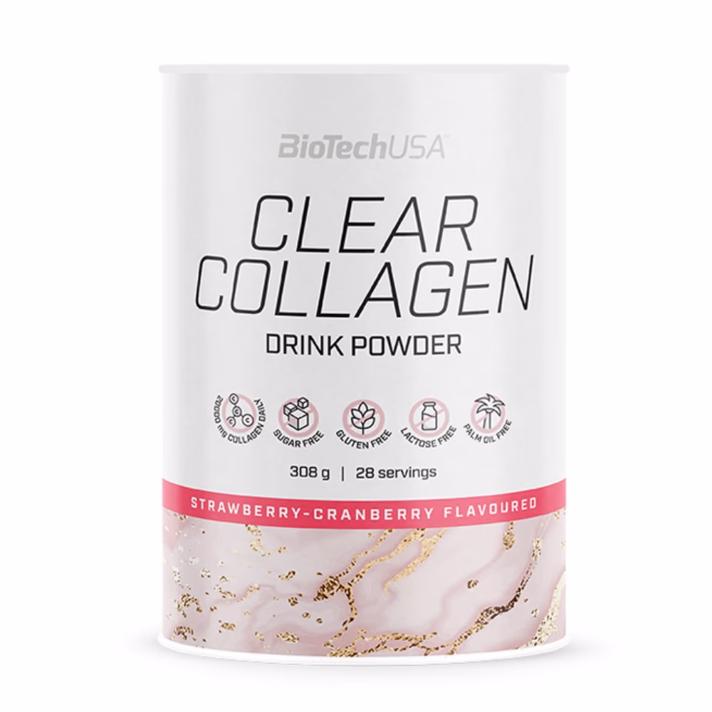 BioTechUSA Clear Collagen Strawberry Cranberry 308g 1