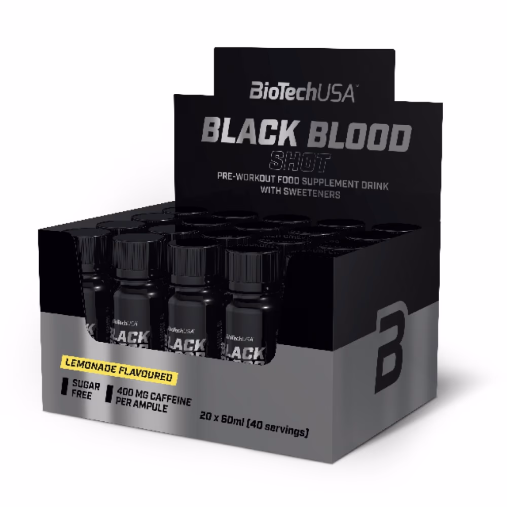 BioTechUSA Black Blood Shot Lemonade 60ml 20s 1