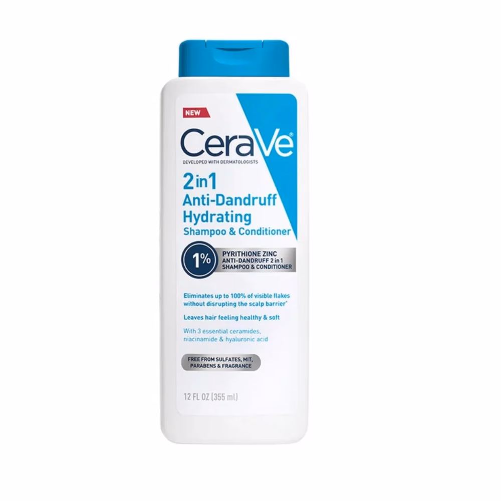 CeraVe 2 in 1 Anti Dandruff Hydrating Shampoo and Conditioner 355ml